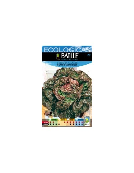 Semillas Lechuga Cuatro Estaciones Batlle  Cultiva Fácilmente