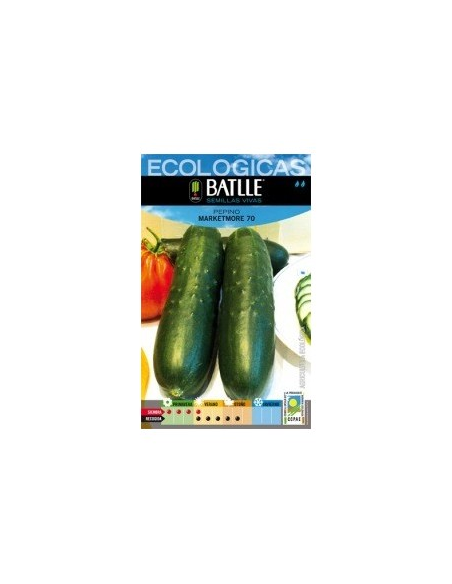 Semillas Pepino Marketmore Batlle  Calidad y Germinación Garantizada