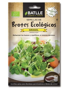 Brotes de girasol para germinar | Sobres Batlle calidad natural