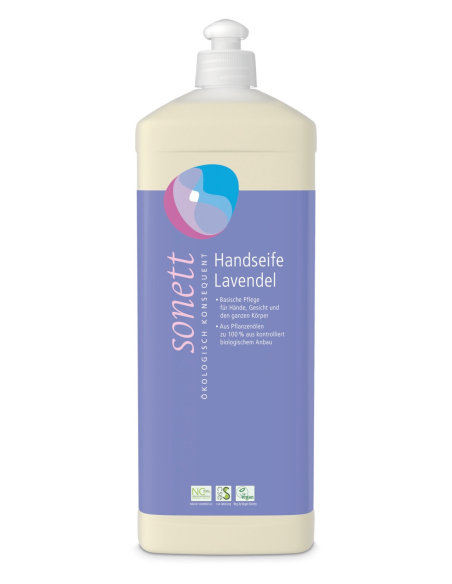 Jabón de manos lavanda Sonett 1L  Natural y delicado