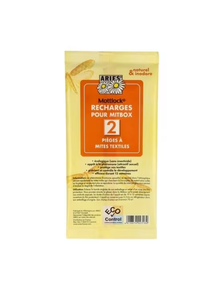 Recambio Trampa Polillas Ropa Aries 2 unidades eficaz