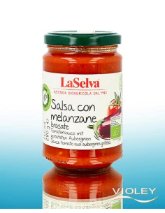 Salsa de tomate con berenjena a la plancha Laselva 280g