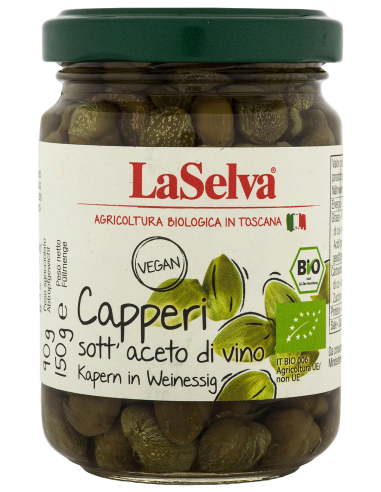 Alcaparras en vinagre Capperi sottaceto 150g Laselva