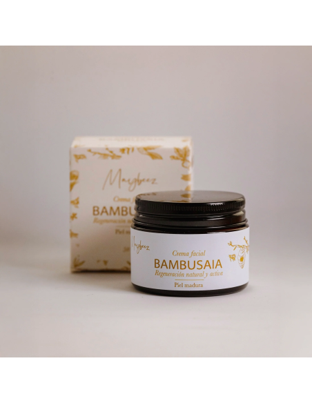 Crema facial Bambusaia 50ml para piel madura - Maybeez