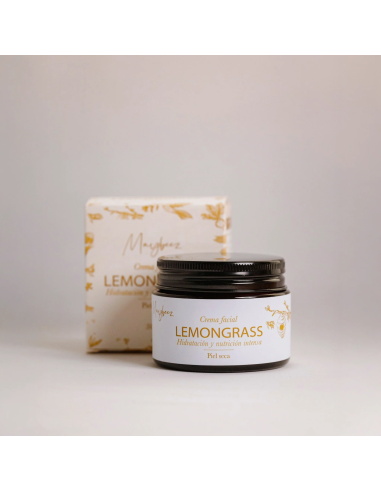 Crema Facial Lemongrass 50ml para Piel Seca | Maybeez