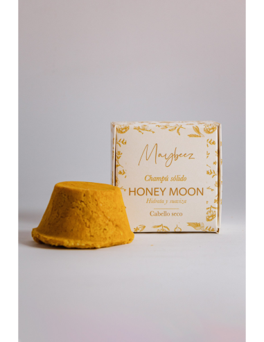 Champú sólido Honey Moon 95g Maybeez  Cuidado natural eficaz