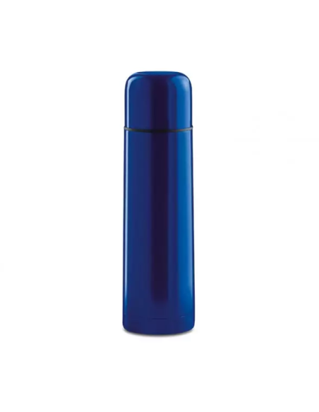 Termo acero inoxidable azul 500ml Biodora, diseño moderno