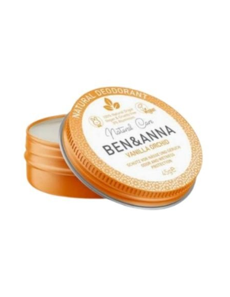 Desodorante Vainilla Orchid Ben&Anna 45g en lata metálica