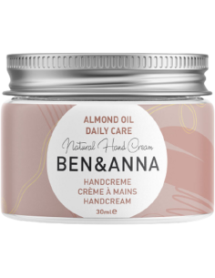 Crema de manos Ben&Anna 30ml con aceite de almendra natural