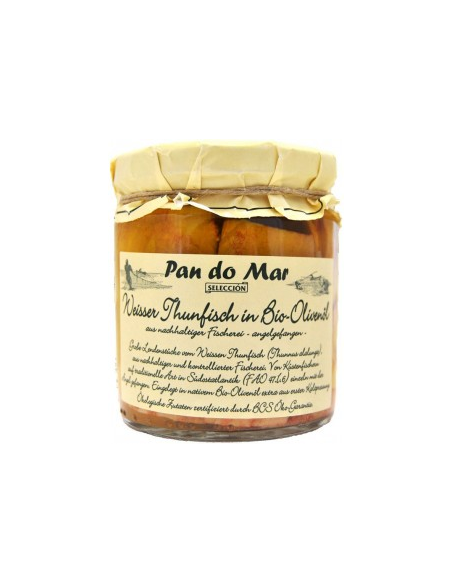Lomos de Bonito del Norte en Aceite de Oliva Ecológico 220g