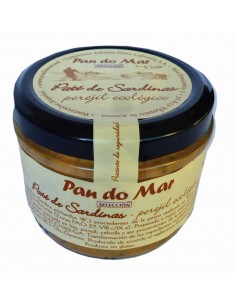 Paté de sardina con perejil ecológico Pan Do Mar 125g