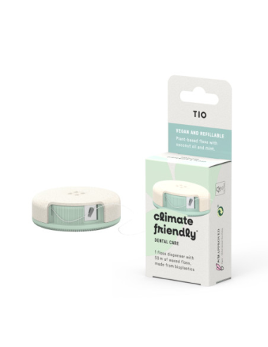 Hilo Dental Vegano con Aceite de Coco Tio 50m  Natural y Ecológico