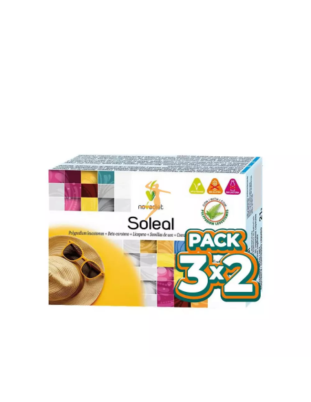 Pack 3x2 Soleal Novadiet - 30 Cápsulas Vegetales Saludables