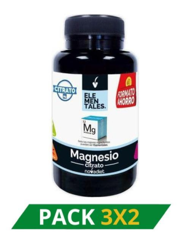 Pack 3x2 Magnesix Novadiet 60 comprimidos  Vitalidad y energía