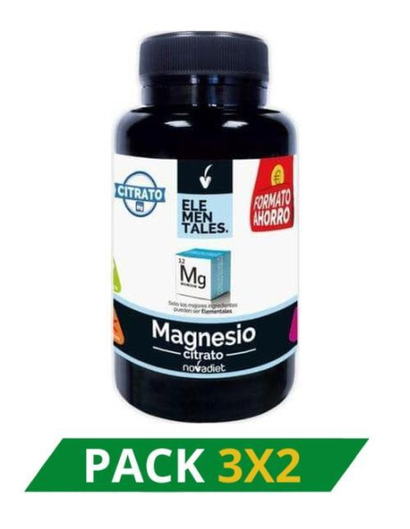 Pack 3x2 Magnesix Novadiet 60 comprimidos  Vitalidad y energía