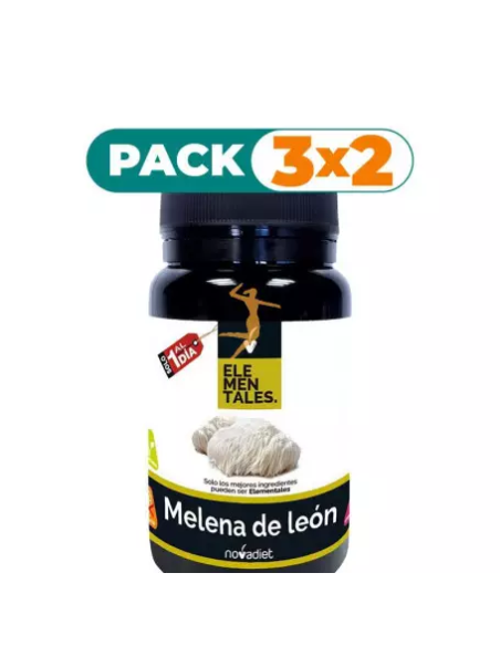 Pack 3x2 Melena de León 30 cápsulas vegetales Novadiet