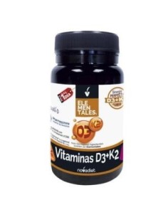 Pack 3x2 Vitamina D3+K2 Novadiet 60 Cápsulas Blandas