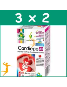 Pack 3x2 Cardiepa Novadiet 30 cápsulas blandas oferta