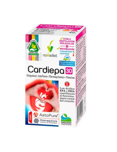 Cardiepa 30 cápsulas blandas Novadiet para tu bienestar