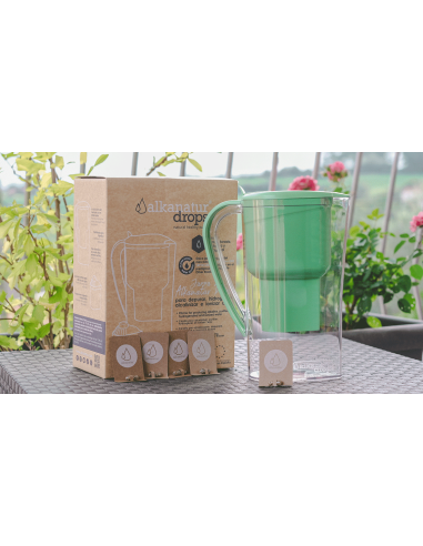 Jarra Verde Medioambiente Alkanatur  Ecoeficiencia y Salud