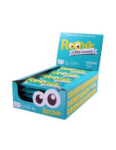 Pack 20 Barritas Bio de Chía y Coco Roo´Bar 20x30g