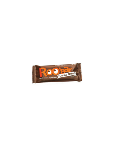 Pack 20 Uds. Barritas Con Cacao Y Almendras Bio 20 x 30 g  de Roo´Bar