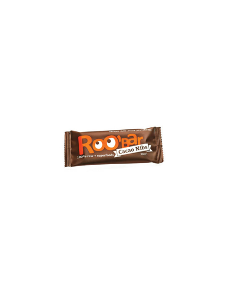 Pack 20 Uds. Barritas Con Cacao Y Almendras Bio 20 x 30 g  de Roo´Bar