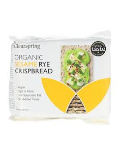 Pack 10 Pan Crujiente con Sésamo Bio 200g Clearspring