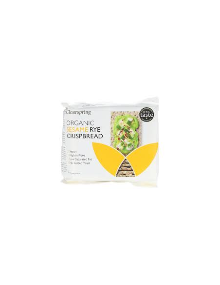 Pack 10 Pan Crujiente con Sésamo Bio 200g Clearspring
