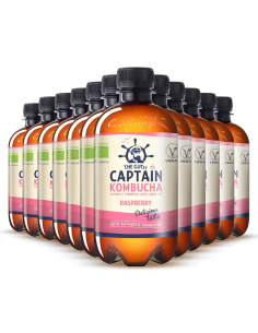 Pack 12 Uds Frambuesa Bio 400 ml Captain - Natural y Saludable