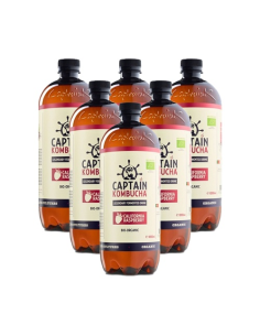 Pack 6 Uds Captain Frambuesa Bio 1L  Sabor Natural y Saludable