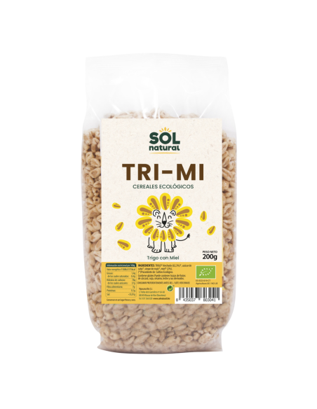 Pack 6 Uds. Tri-Mi Con Miel Bio 200 g  de Solnatural