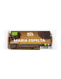 Pack 12 Marías Espelta Bio con Chocolate Solnatural 245 g