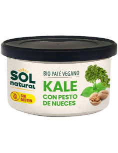 Pack 12 Paté Kale con Pesto Bio 125g Solnatural Natural