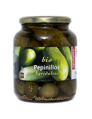 Pack 6 Uds. Pepinillos Agridulces Bote Grande Bio 680 g  de Machandel