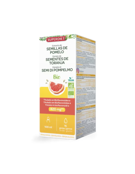 Extracto De Semillas De Pomelo Sin Alcohol 100Ml. de Superdiet