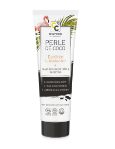 Pasta De Diente Con Carbon Vegetal Activado - Certificada Cosmos Ecologico 75Ml de Comptoirs & Compagnies