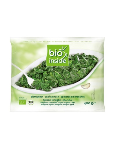 Espinacas En Hoja Bio, 400 G de Bio Inside