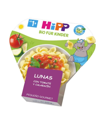 Pack 6 Uds. Lunas Con Tomate Y Calabacín Bio 250 g  de Hipp