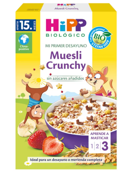 Pack 6 Uds. Muesli Crunchy Bio 200 g  de Hipp