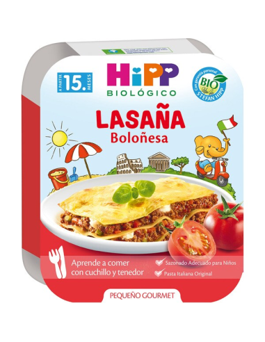 Pack 6 Uds. Lasaña Boloñesa Bio 250 g  de Hipp