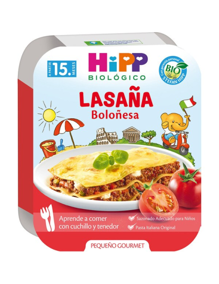 Pack 6 Uds. Lasaña Boloñesa Bio 250 g  de Hipp