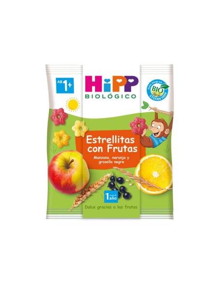 Pack 9 Uds. Estrellitas Con Frutas Bio 30 g  de Hipp