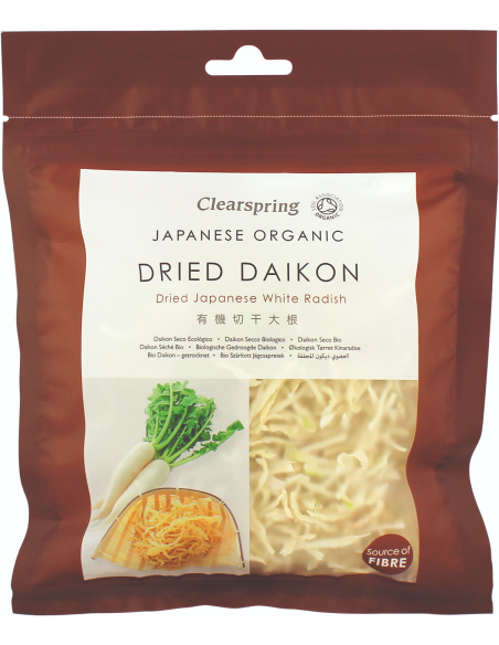 Daikon Seco A Tiras 40G de Clearspring