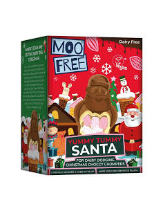 Papa Noel de Chocolate Sin Gluten 32g - Moo Free Navidad