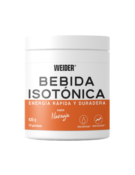 Bebida Isotónica Naranja 420 Gr de Weider
