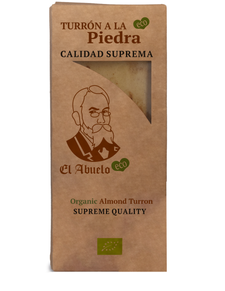 Turron A La Piedra Almendra 200 Gr Eco S/G Vegan de La Campesina