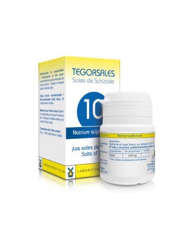 Tegorsales 10 Sulfato De Sodio  350 Comprimidos De Tegor
