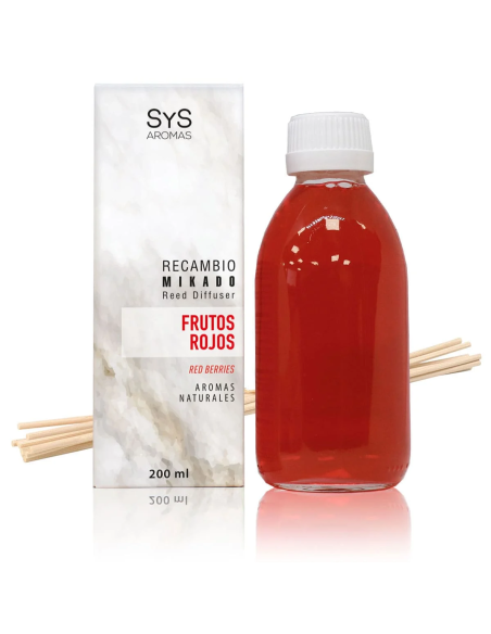 Recambio Mikado+ Palo , Frutos Rojos 200 Ml de Sys