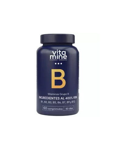 Vitaminas Grupo B (B complex) 60 comprimidos 500mg de Herbora